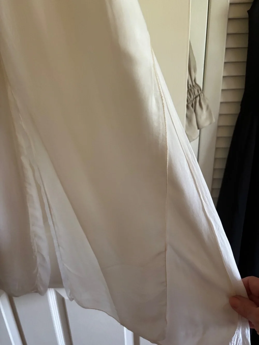 Effortless Wide-Leg White Jumpsuit Pants - Picture 3 of 3
